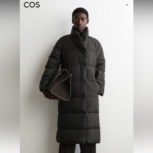 NWT Shawl Collar Quilted Down Coat